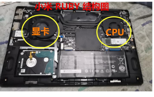 全新小米 15.6 MI Ruby TM1802-AC -AD MX110 TM1709散热风扇 CPU - 图1