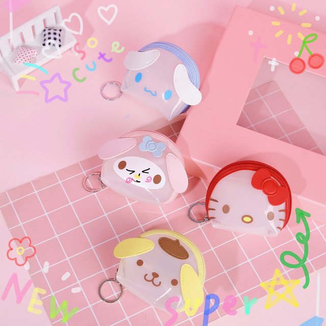 Transparent Jelly Portable Coin Headphones Coin Wallet