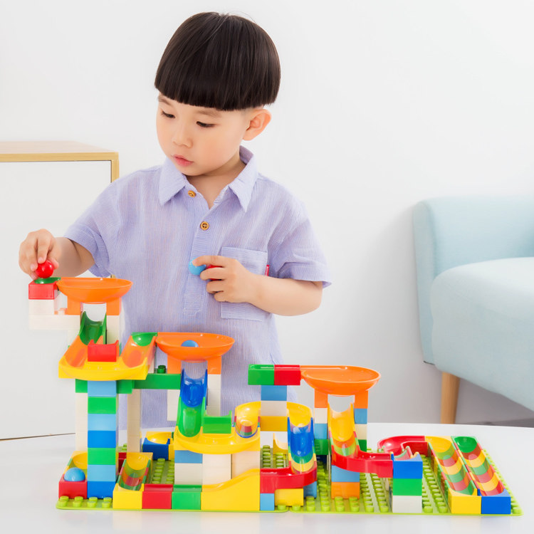 大颗粒拼装滑道益智积木男女孩子多功能玩具儿童礼物拼图2026新款,淘宝优惠券,粉丝福利购,淘宝优惠卷