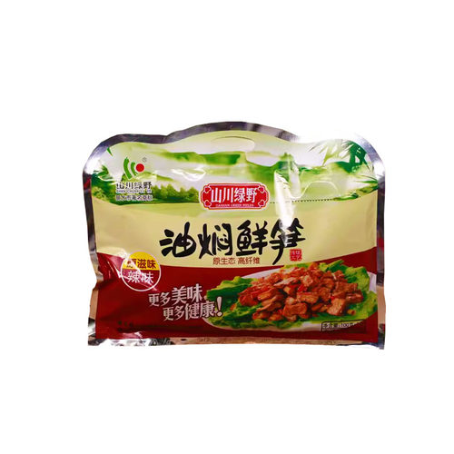 缙云特产山川绿野油焖鲜笋油焖笋竹笋即食小菜100g*5包礼袋装免邮 - 图2