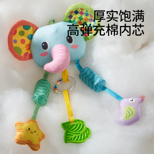 新生儿推车挂件摇铃婴儿车风铃宝宝车载床铃安抚挂饰安全座椅玩具