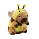 Pull the string to transform into a foodie capybara capybara doll plush toy sleeping rag doll birthday gift for women