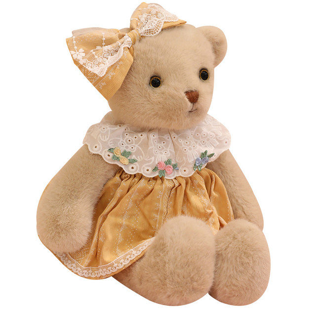 Running bear doll rabbit doll sleeping pillow cloth doll plush toy children's birthday gift for women