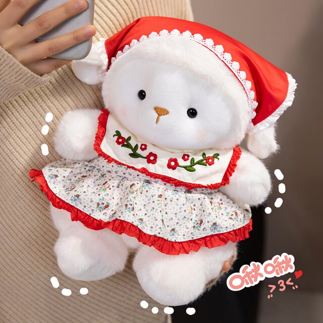 Cute Amblin Lamb Doll Plush Toy Doll Children's Soft Cute Lamb Comfort Doll Birthday Gift for Women