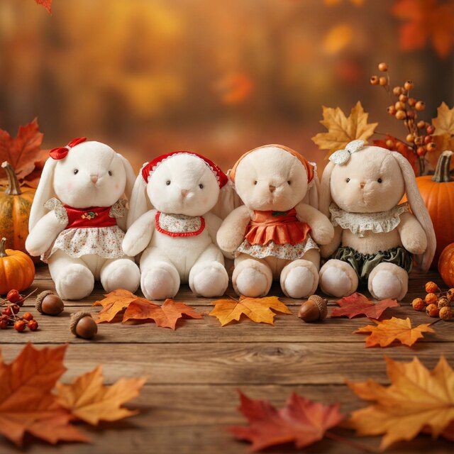 Genuine Autumn Manduo Bunny Doll Cute Doll Plush Toy Soothing Rag Doll Children's Birthday Gift for Women