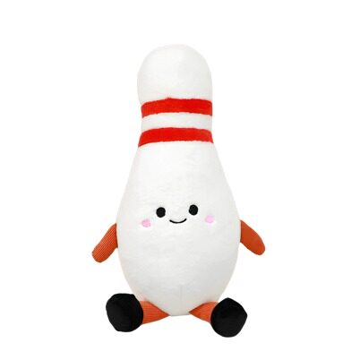 Creative simulation bowling pillow plush toy fun personalized ball doll activity photo props gift for men