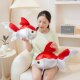 Cartoon Goldfish Doll Plush Toy PU Leather Fish Doll Rag Doll Soothing Pillow Ornament Photo Props