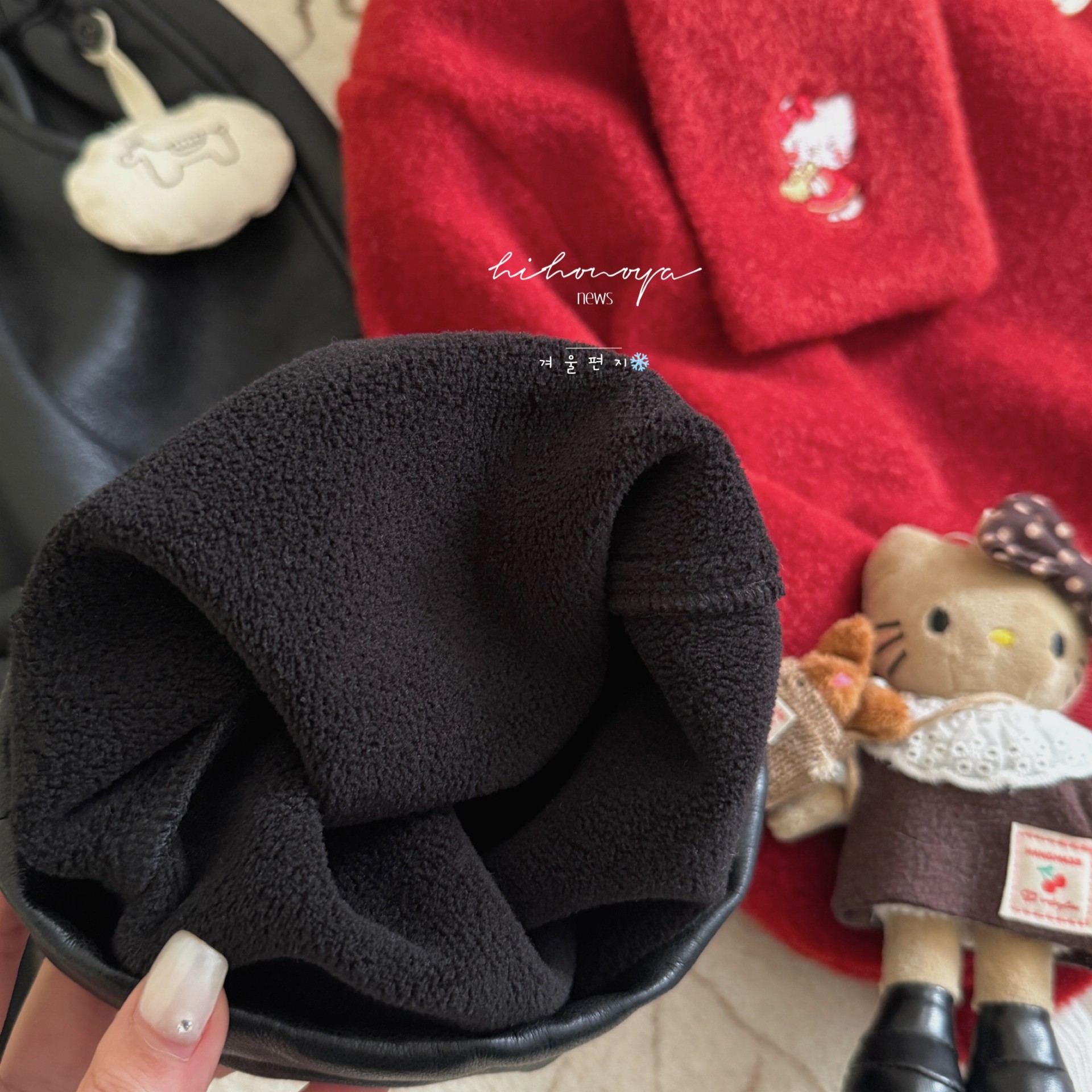 Spring韩国童装2026年冬季新款宝宝黑色宽松奥粒绒皮裤女童休闲裤,淘宝优惠券,粉丝福利购,淘宝优惠卷