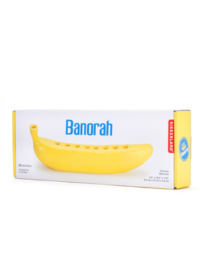美国 Kikkerland 趣味香蕉烛台 Banorah 家居用品 烛台装饰摆件