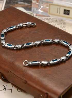 新品重工土耳其风格唐草纹镶石手