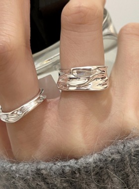 新品韩版质感流线不规则溪流纹理