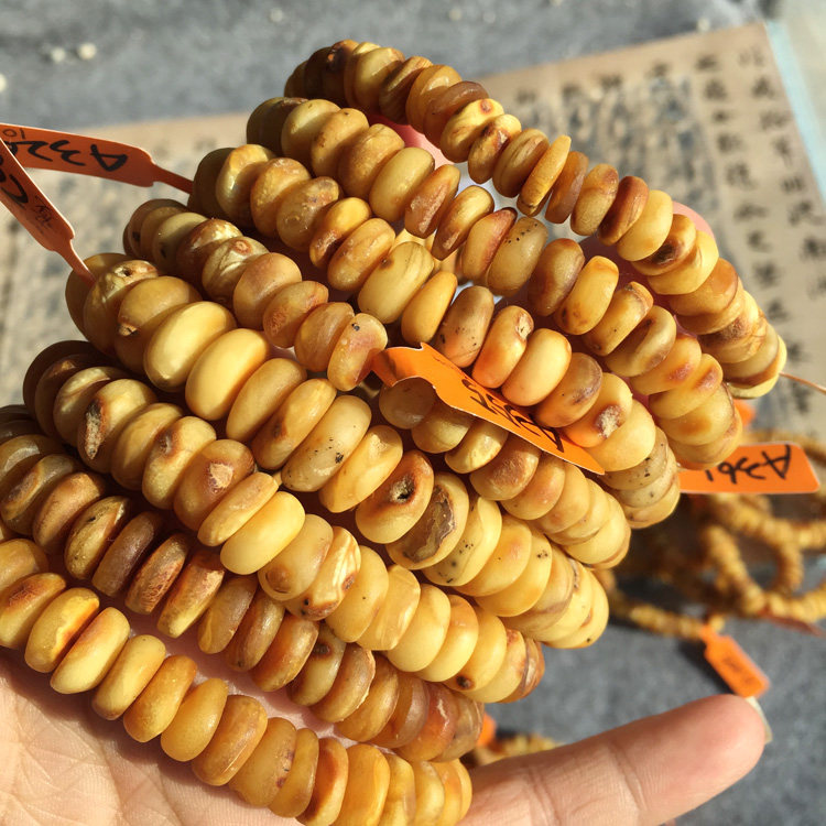 Sweet裸石 天然原矿蜜蜡带矿皮车轮珠随型隔片饼子手串无忧化哑光,淘宝优惠券,粉丝福利购,淘宝优惠卷