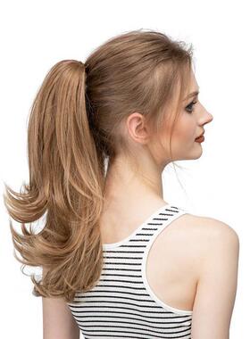 Synthetic Claw Clip In Ponytail Hair Extensions Hairpiece