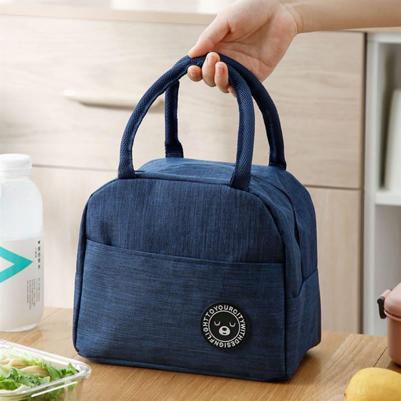 Portable Lunch Bag New Thermal Insulated Lunch Box Tote Cool - 图2