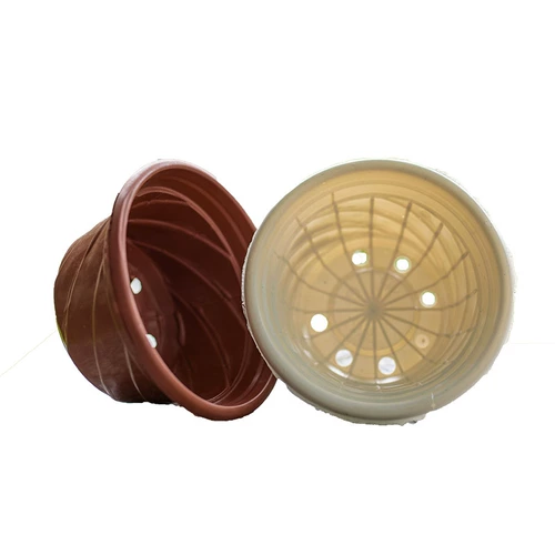 Пластиковый прозрачный цветочный горшок, орхидея, хорошо впитывает воду