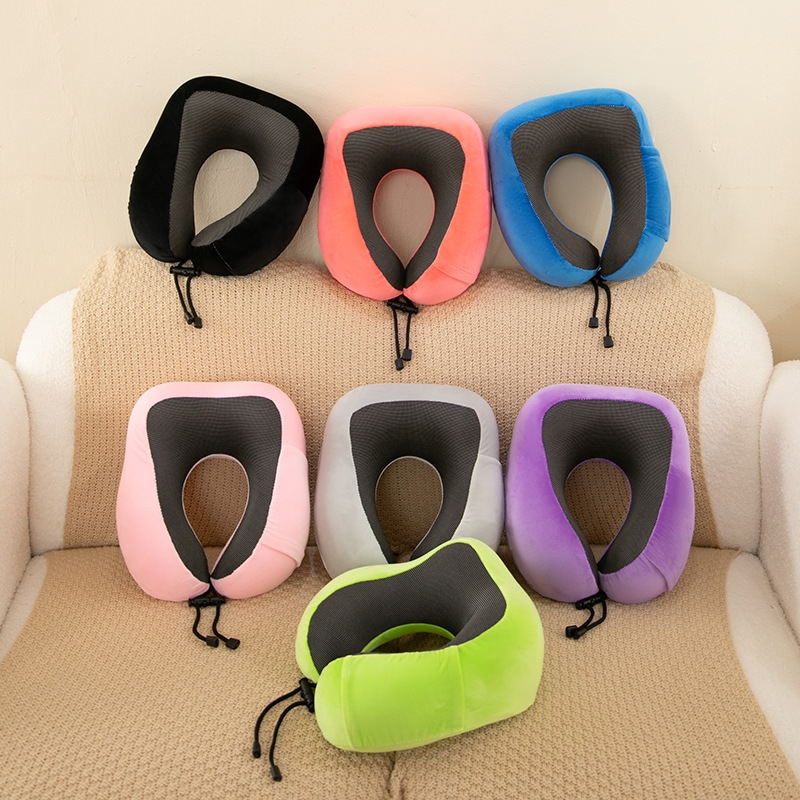 u型枕旅行颈椎枕头记忆棉头枕u形脖枕护脖子靠枕护颈枕办公室午睡 - 图1