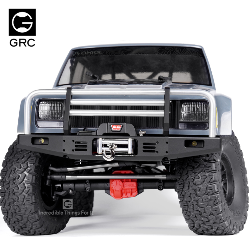 GRC 荒野前杠 TRX4 SCX10 90046 90047 金属前防撞 #GAX0079G/F - 图2