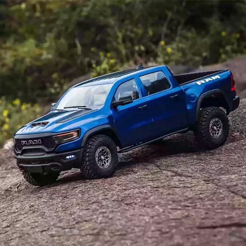 KM雷神1/8 霸王龙RAM 1500遥控RC仿真越野攀爬车皮卡电动模型车 - 图1