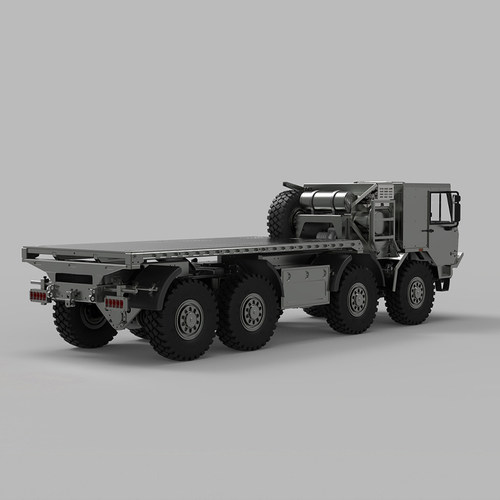 CAPO TATRA 1/18太拖拉CUB3仿真遥控电动金属攀爬车军卡模型车8*8 - 图1