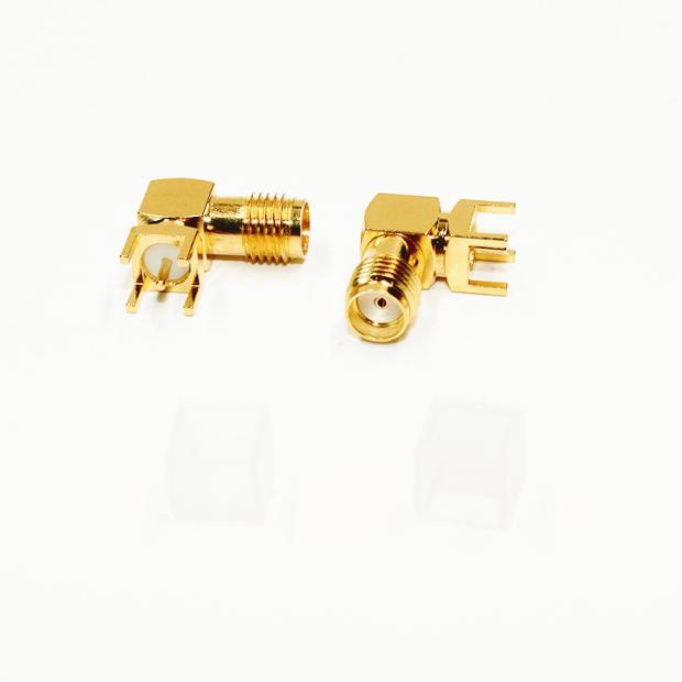 同轴连接器SMA天线座PCB 插座RF射频座SMA-KWE14.5外螺内孔弯式,淘宝优惠券,粉丝福利购,淘宝优惠卷