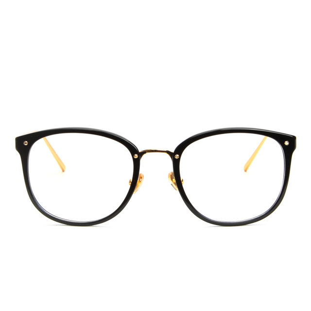 Ultra-light pure titanium glasses frame women's glasses frame flat light glass anti-blue light computer goggles radiation myopia glasses