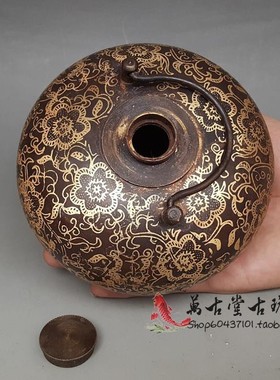 纯铜加厚摆件花开富贵古玩特价