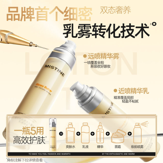 Mistine Butter Water-Glow Collagen Emulsion Repairing Moisturizing Anti-Wrinkle Firming Spray for Women