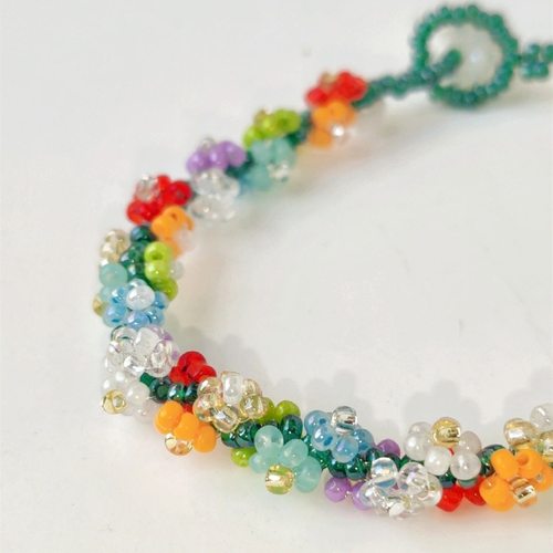 日本东宝TOHO东宝2mm米珠 珠光奶油釉彩散珠串珠手工DIY手链材料 - 图2