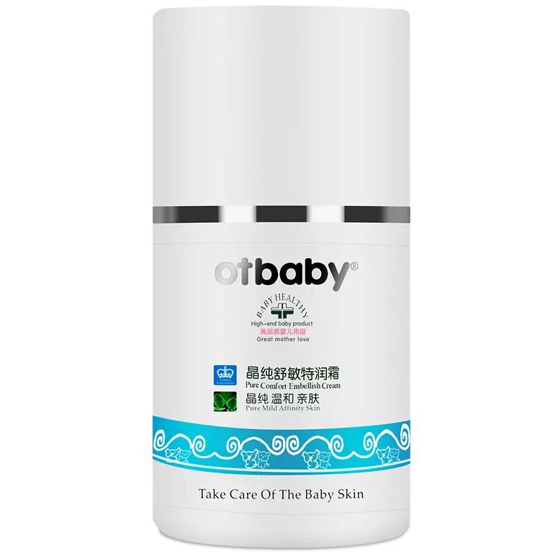 otbaby晶纯舒敏特润霜保湿补水婴儿润肤霜儿童宝宝滋润秋冬面霜 - 图3