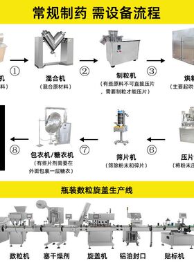 DG整条流水生产线药片咖啡食品奶片压片机中药粉末制片机全自动