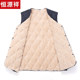 Autumn and winter velvet thickened vest for men