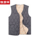 Autumn and winter velvet thickened vest for men