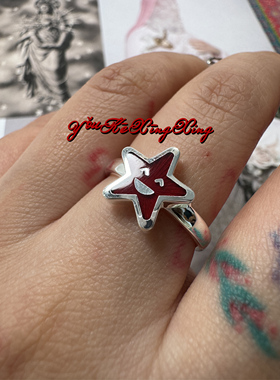 有颗星星女S925银轻奢好运星戒指