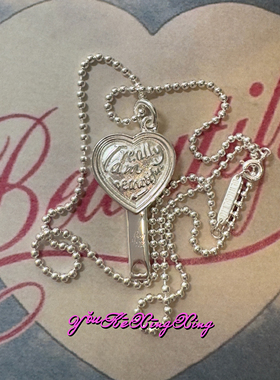 有颗星星女S925银美人镜项链吊坠