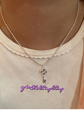 有颗星星女S925银四叶草项链吊坠