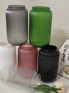 北欧ins风塑料花瓶摆件