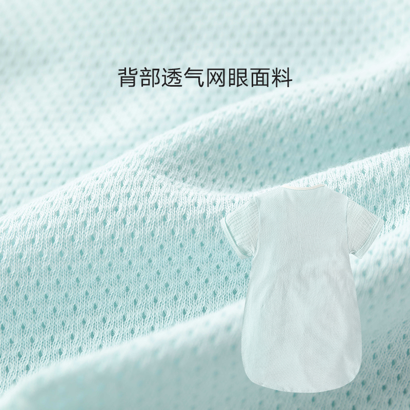 gbhome旗舰店gb好孩子婴儿睡袋春秋薄款宝宝纱布睡袋儿童四季通用款防惊跳睡袋2
