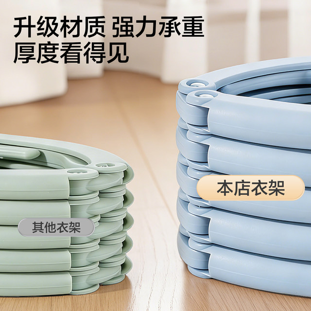 Folding clothes hanger with clip