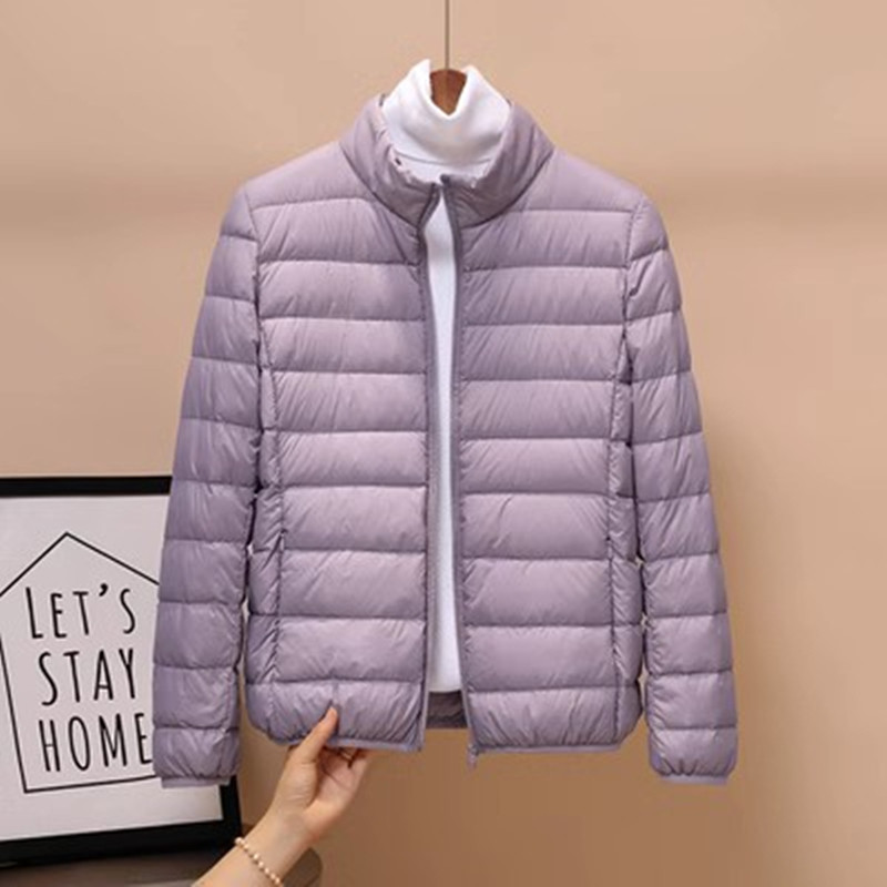 2025年秋冬新款轻薄羽绒服女立领轻便薄款保暖时尚短款外套冬女款,淘宝优惠券,粉丝福利购,淘宝优惠卷