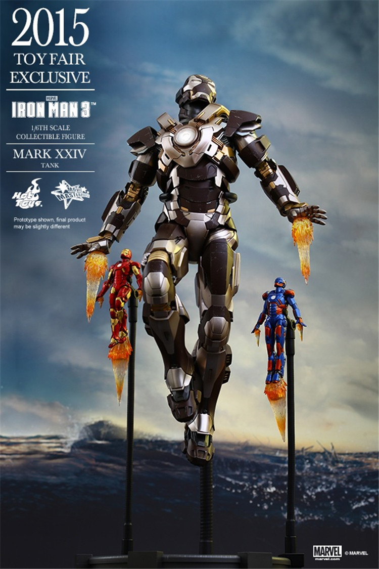 HotToys HT 1/6 钢铁侠3 2015会场 坦克 MK24 MMS303可动兵人现货 - 图2