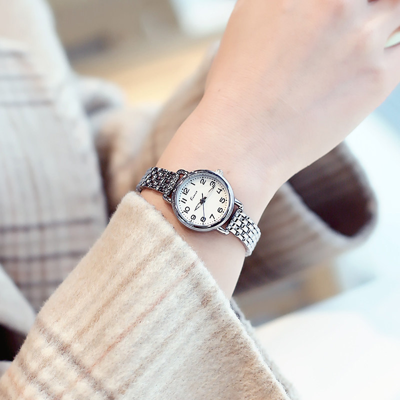 小众ins风女士简约气质学生手表 金米欧惠朋国产腕表