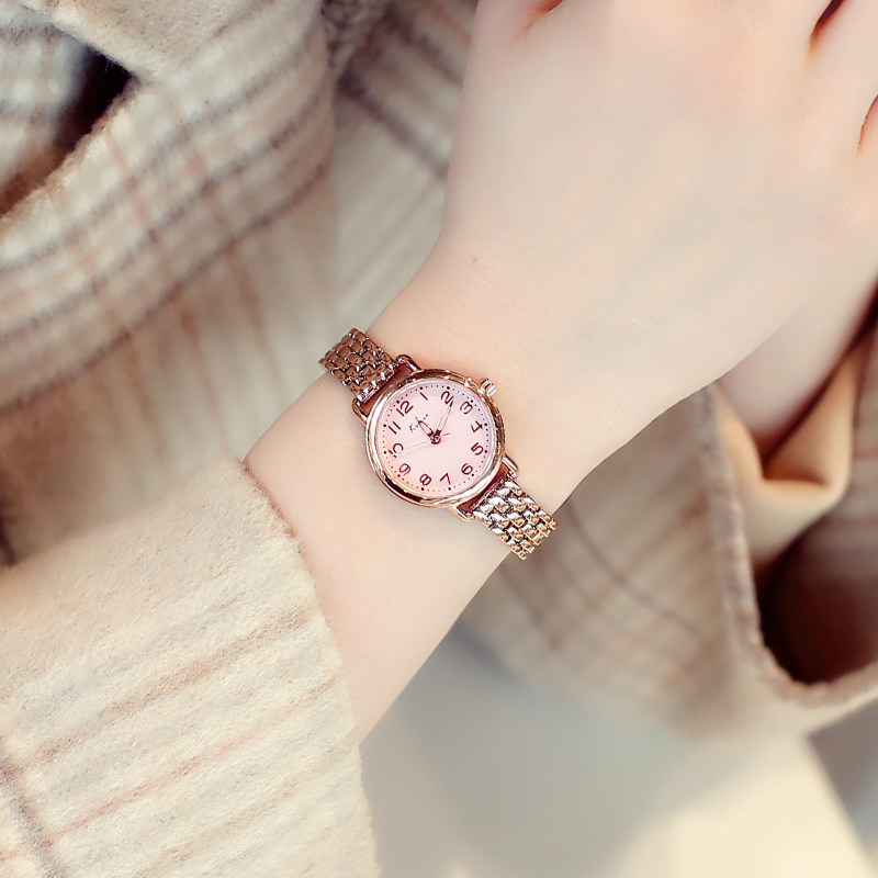 小众ins风女士简约气质学生手表 金米欧惠朋国产腕表