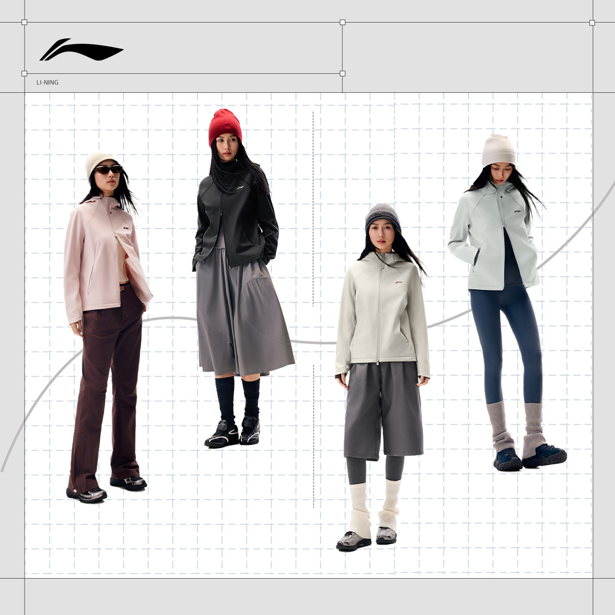 李宁运动服  女款防泼水远红外保暖加绒弹力修身跑步运动风衣外套,淘宝优惠券,粉丝福利购,淘宝优惠卷