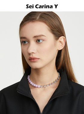 SeiCarinaY黄玉钻链项链