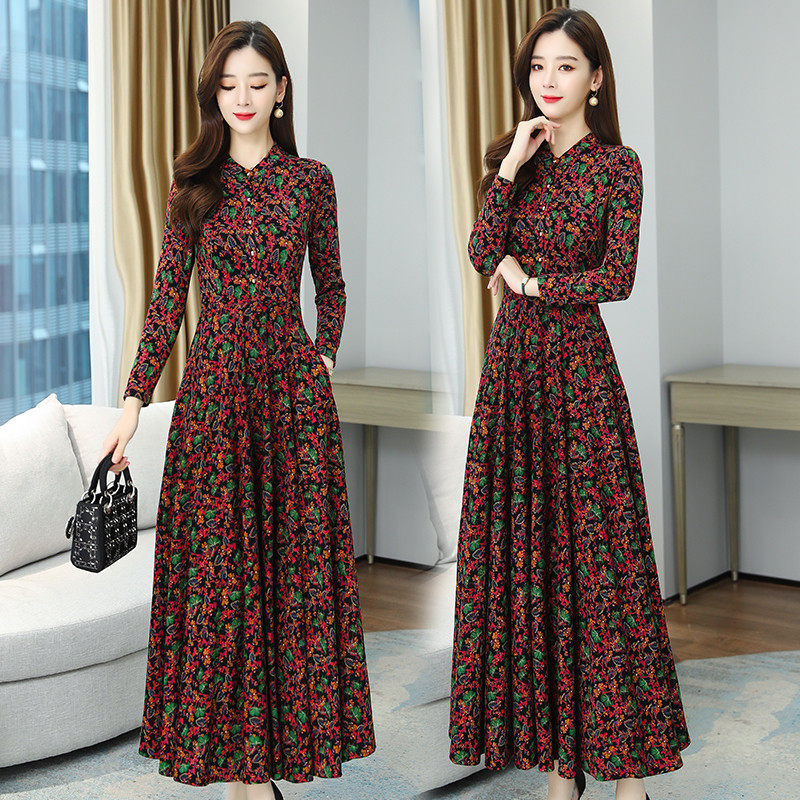 春秋装2020年新款女流行的连衣裙子 hmiu韩缪连衣裙