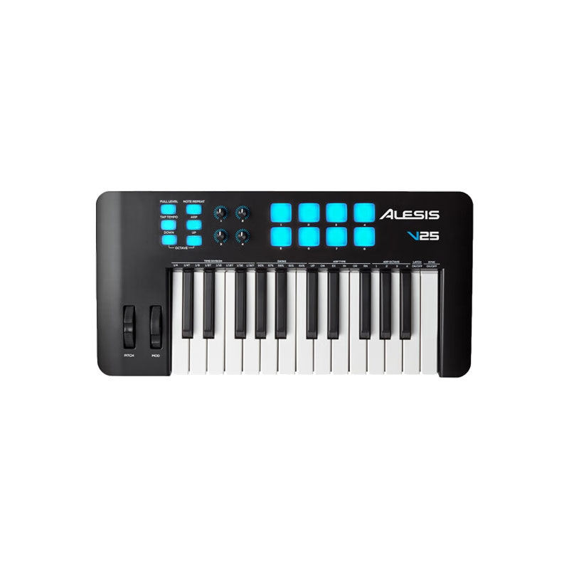 爱丽希思ALESIS V25V49V61键MKII音乐编曲控制器半配重MIDI键盘 - 图3