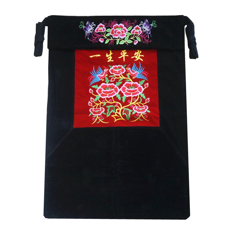 云南老式小孩背巾贵州传统背带背扇 飘妮希背带/背袋