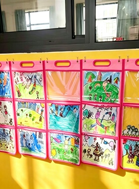 幼儿园一对一倾听墙环创作品展示