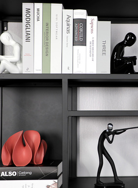 售楼部样板房间书房软装饰品