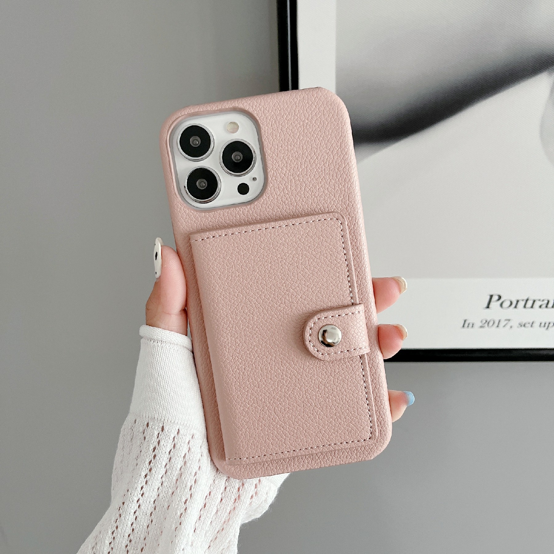 苹果16适用苹果15promax卡包手机壳零钱包iPhone13mini卡包14钱包XS放卡片XR翻盖X夹层8plus插卡12卡套保护套